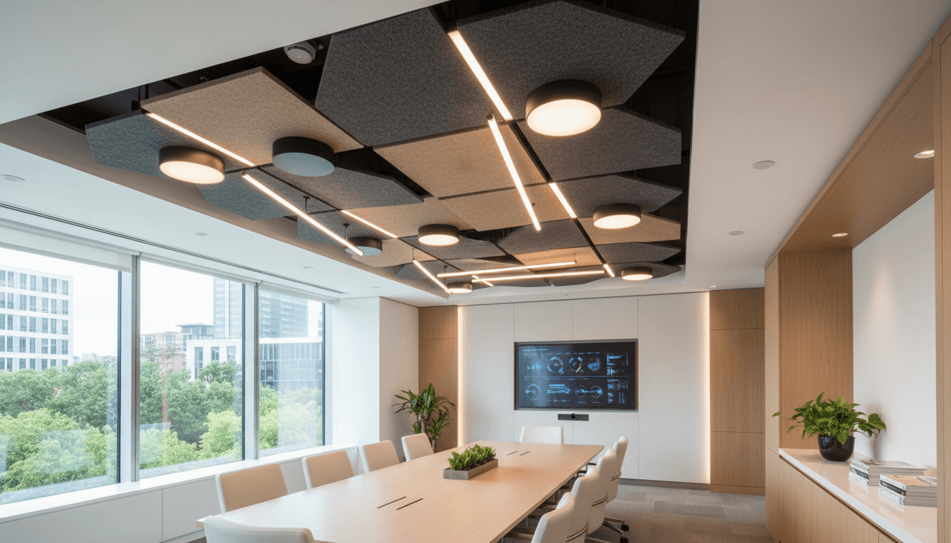 Seamless ceiling repair in commercial setting