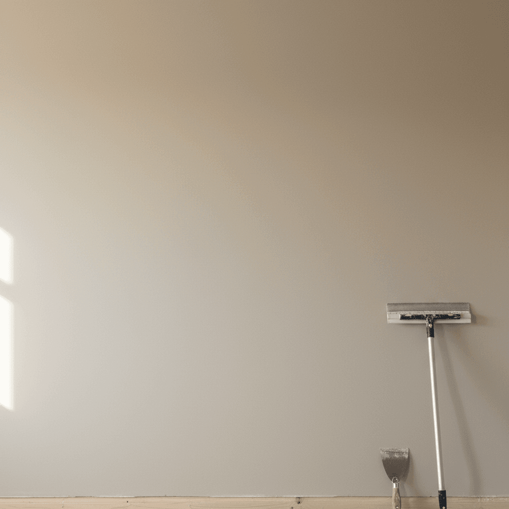 High-quality drywall finishing and skim coating on a residential interior wall